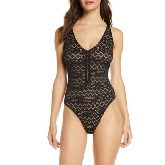 NWT Free People Thank You Never Lace Low Back Bodysuit reg. $68 - Picture 2 of 6
